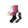 Bombas Running Half Calf Sock 6-pack In White Peach Mix