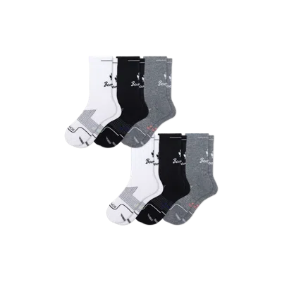 Bombas Running Half Calf Sock 6-pack In Multi
