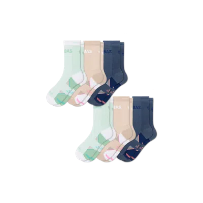 Bombas Running Half Calf Sock 6-pack In Multi