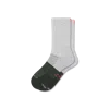 Bombas Running Half Calf Socks In Gray