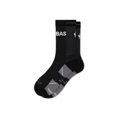 Bombas Running Half Calf Socks In Black