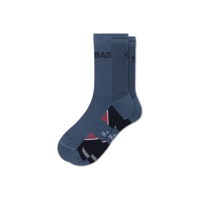 Bombas Running Half Calf Socks In Blue