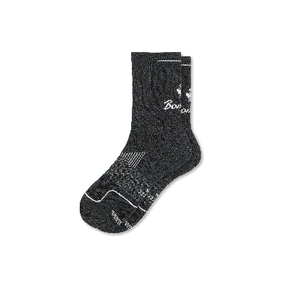 Bombas Running Half Calf Socks In Grey
