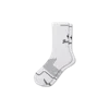 Bombas Running Half Calf Socks In White