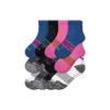 Bombas Running Quarter Sock 12-pack In Pink Blue Multi Mix