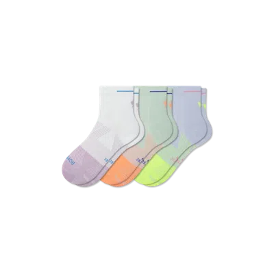 Bombas Running Quarter Sock 3-pack In Multi