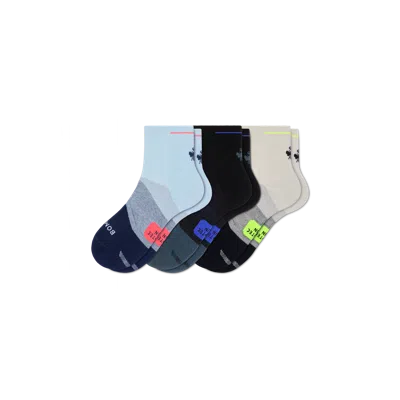 Bombas Running Quarter Sock 3-pack In Multi