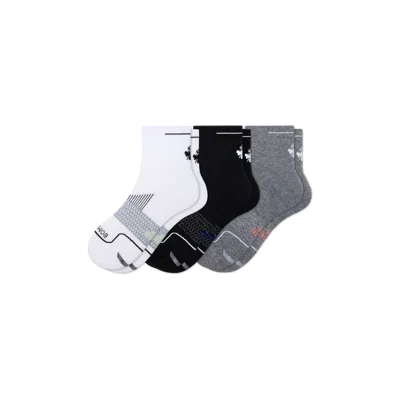 Bombas Running Quarter Sock 3-pack In Multi