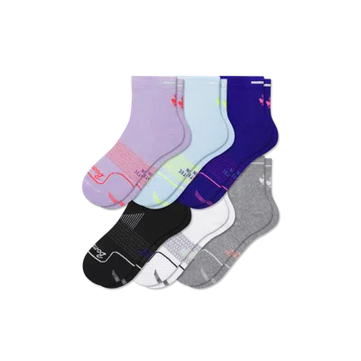 Bombas Running Quarter Sock 6-pack
