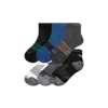 Bombas Running Quarter Sock 6-pack In Navy Green Multi Mix