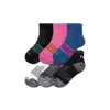Bombas Running Quarter Sock 6-pack In Pink Blue Multi Mix