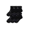 Bombas Running Quarter Sock 6-pack In Black