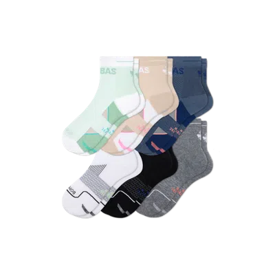 Bombas Running Quarter Sock 6-pack In Multi