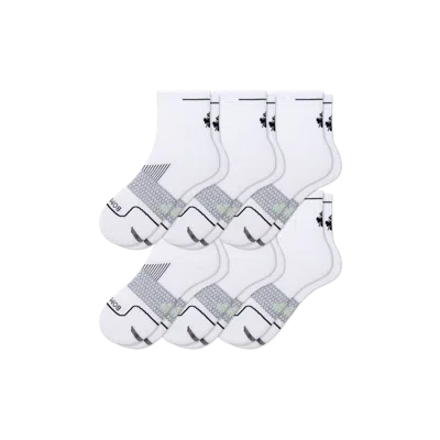 Bombas Running Quarter Sock 6-pack In Purple