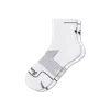 Bombas Running Quarter Socks In White