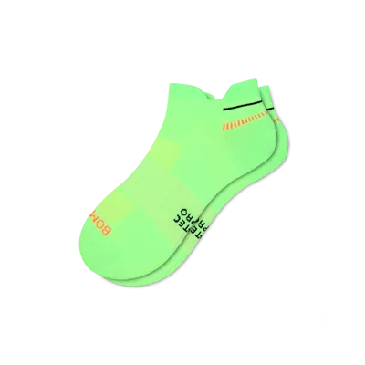 Bombas Runpro Ankle Socks In Neon Lime