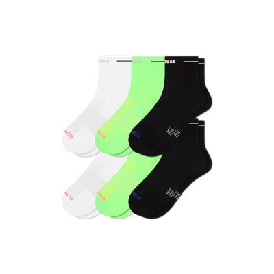Bombas Runpro Quarter Sock 6-pack In Multi