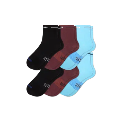 Bombas Runpro Quarter Sock 6-pack In Multi
