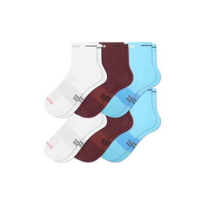 Bombas Runpro Quarter Sock 6-pack In Multi