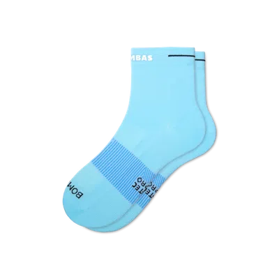 Bombas Runpro Quarter Socks In Blue