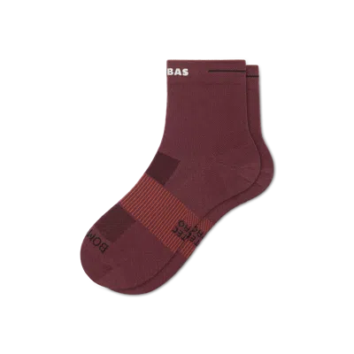 Bombas Runpro Quarter Socks In Brown