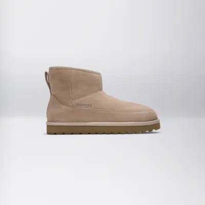 Bombas Saturday Suede Boot In Neutral