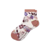 Bombas Sheer Garden Party Quarter Socks In Washed Terracotta