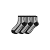 Bombas Sheer Quarter Sock 3-pack In Black