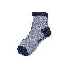 Bombas Sheer Quarter Socks In Navy