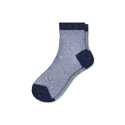 Bombas Sheer Quarter Socks In Navy
