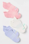 Bombas Solid Ankle Socks, Set Of 3 In Multi