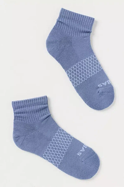 Bombas Solid Crew Socks In Blue
