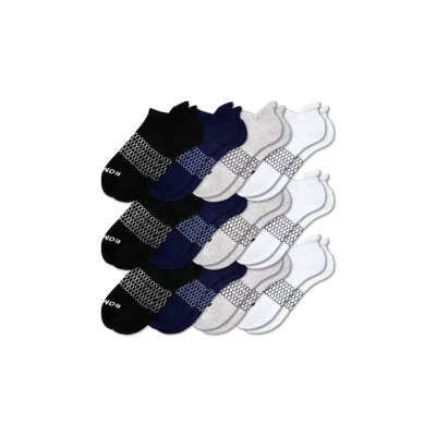 Bombas Solids Ankle Sock 12-pack