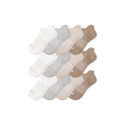 Bombas Solids Ankle Sock 12-pack In Neutral