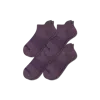 Bombas Solids Ankle Sock 4-pack In Purple
