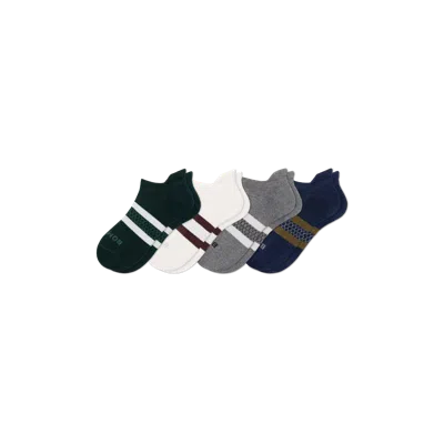 Bombas Solids Ankle Sock 4-pack In Forest Navy Mix