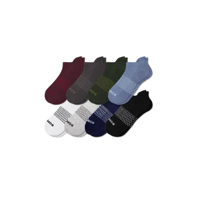 Bombas Solids Ankle Sock 8-pack In Gray