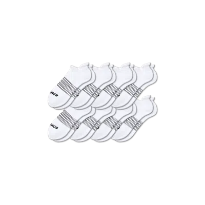 Bombas Solids Ankle Sock 8-pack In White