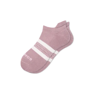 Bombas Solids Ankle Socks In Dusty Mauve