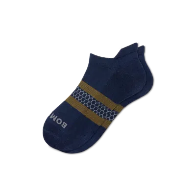 Bombas Solids Ankle Socks In Midnight Olive