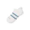 Bombas Solids Ankle Socks In White Fog