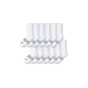 Bombas Solids Calf Sock 12-pack In White
