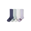 Bombas Solids Calf Sock 4-pack In Lavender Mist Mix