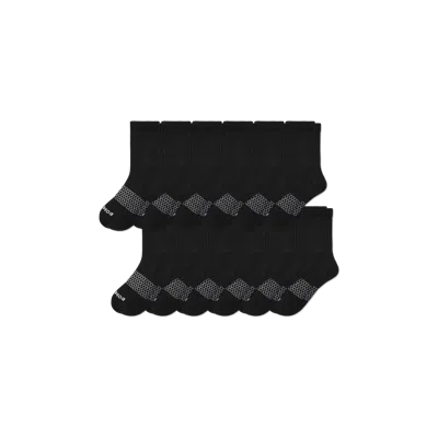 Bombas Solids Half Calf Sock 12-pack In Black