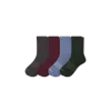 Bombas Solids Half Calf Sock 4-pack In Blue