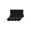 Bombas Solids Half Calf Sock 4-pack In Black