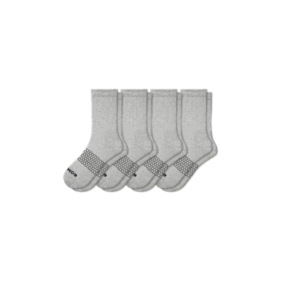 Bombas Solids Half Calf Sock 4-pack In Grey