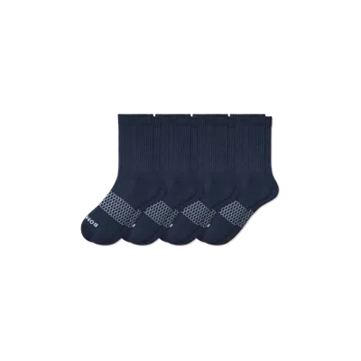 Bombas Solids Half Calf Sock 4-pack In Navy