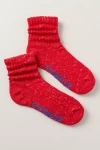 Bombas Spaced-out Half-calf Socks In Red