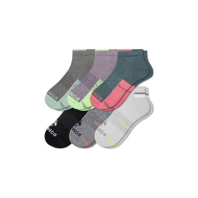 Bombas Sport Compression Ankle Sock 6-pack In Multi